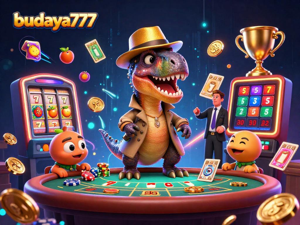 Menggandakan kemenangan di budaya777 dengan velociraptor dan dinosaur di meja blackjack.