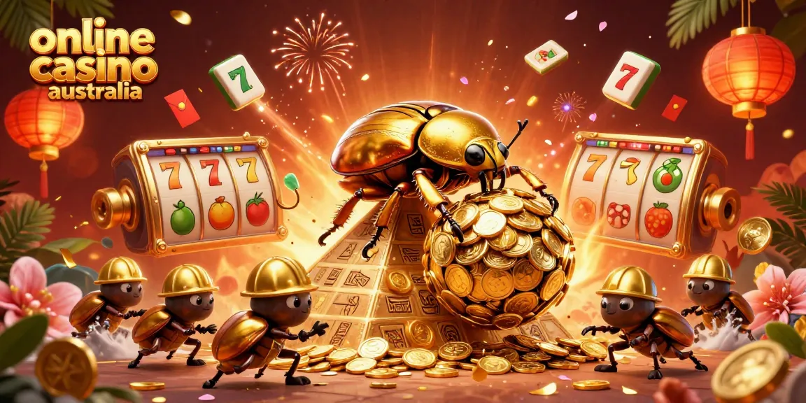 Engage with the vibrant world of online casino Australia featuring gold coins and jackpot elements.